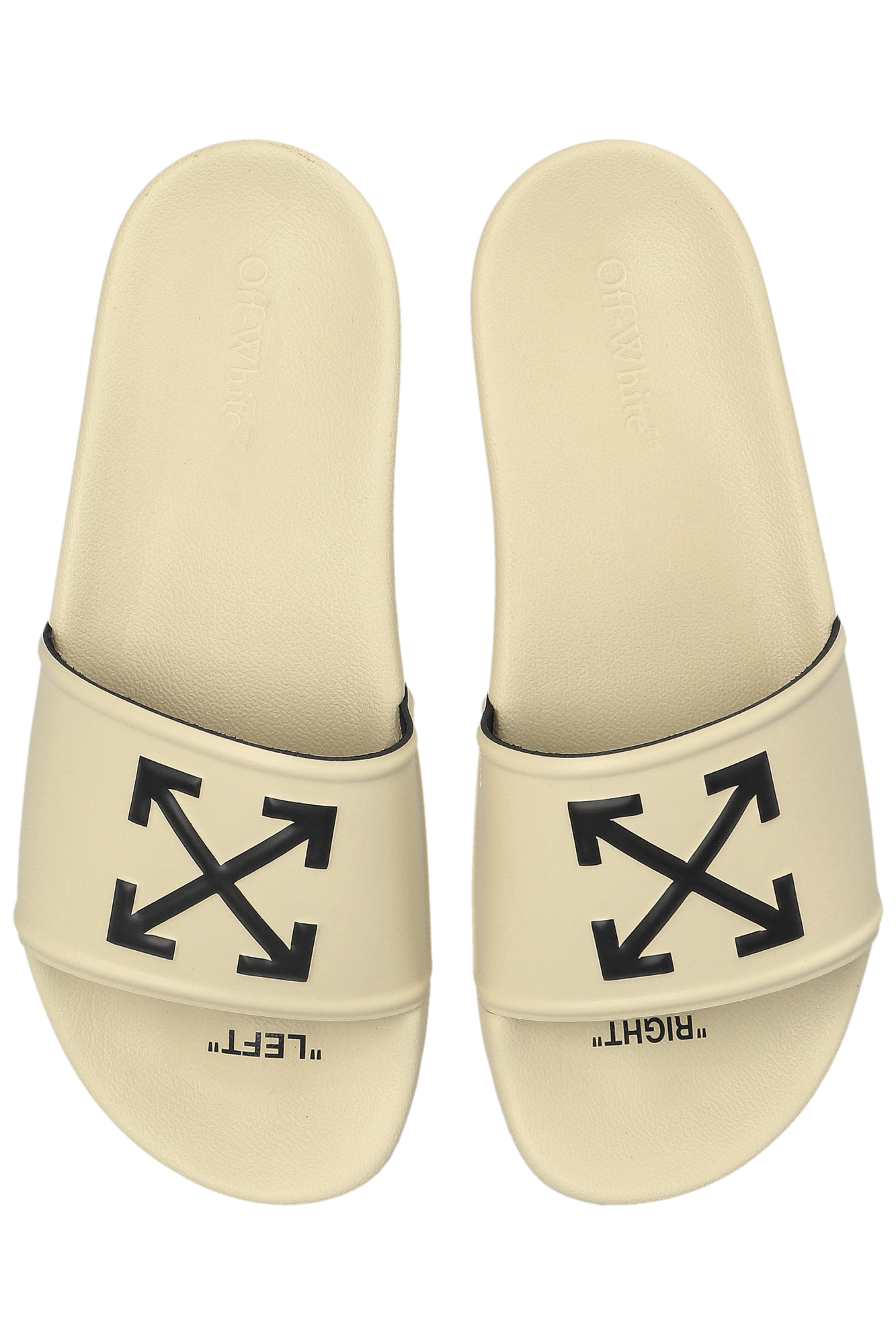 OFF-WHITE オフホワイト COMFORT LEATHER SLIPPER Off-White Slides with logo | Women's | Vitkac